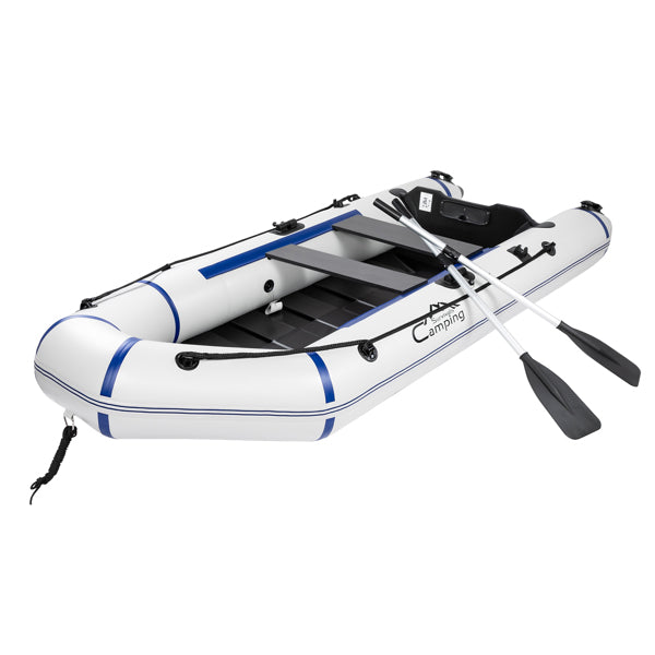 Camping Survivals 10ft PVC 330kg Water Adult Assault Boat Off-White