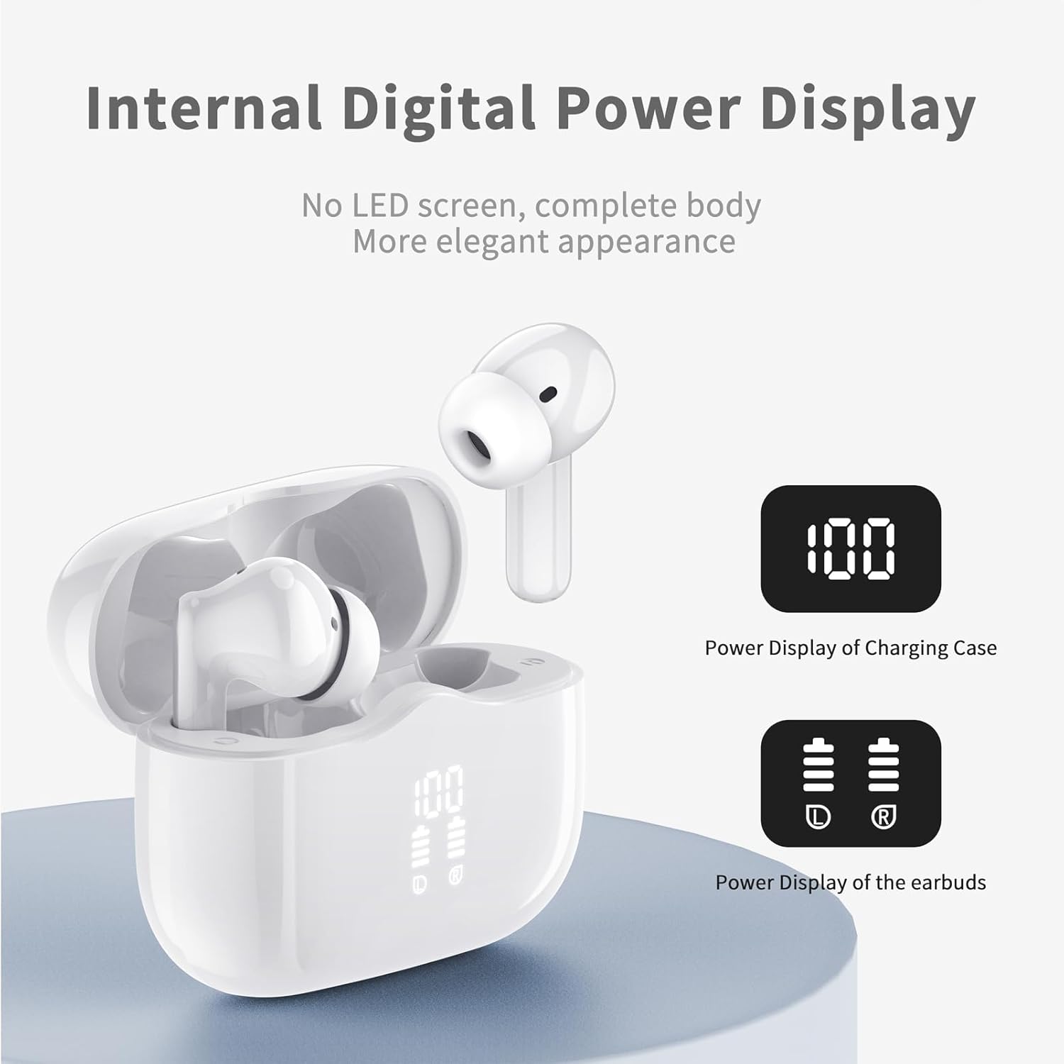 EarFun Wireless Earbuds, Adaptive Hybrid Active Noise  Cancellation Technology