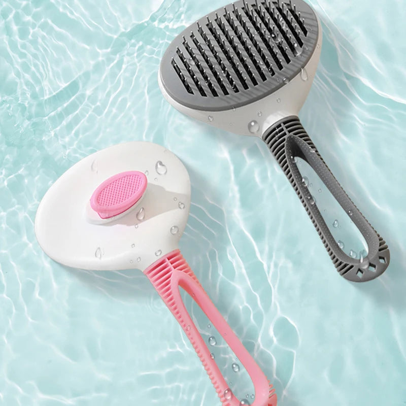 MADDEN Self Cleaning Dog Brush Comb Pet Grooming Hair Remover Combs Brush Floating Hair Pet Grooming Brush Cat Supplies