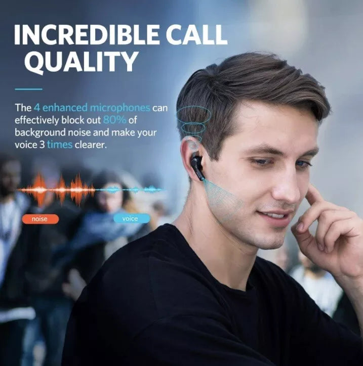 EarFun Wireless Earbuds, Adaptive Hybrid Active Noise  Cancellation Technology